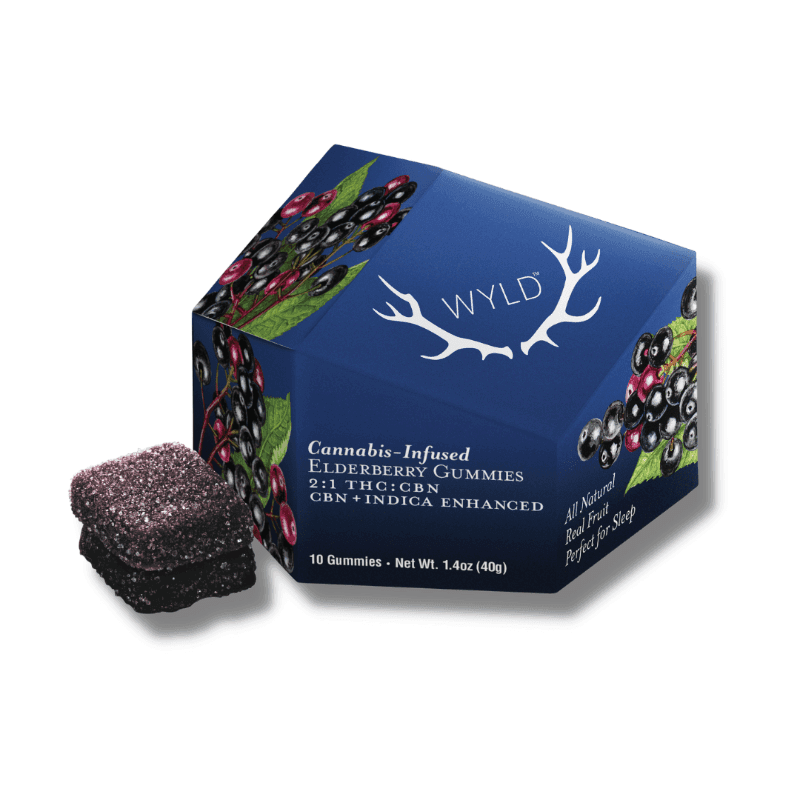 Elderberry 2:1 CBN + Indica Enhanced Gummies