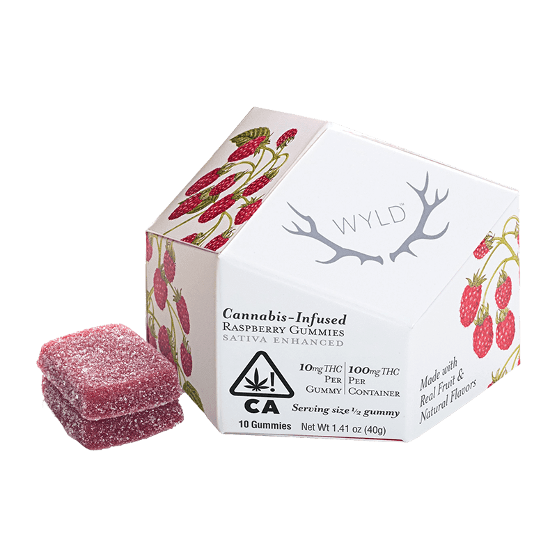 Raspberry Sativa Enhanced Gummies